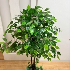 觀葉植物、人工植物 本物に近い質感、水やり不用 高さ131cmの画像