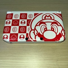 3DSLL本体　マリオホワイト