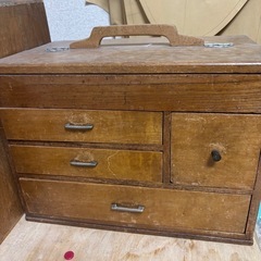 アンティーク　小針箱