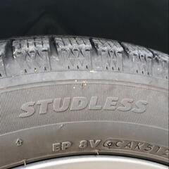 【決まりました】155/65R14　スタッドレスタイヤ4本セットホイール付きの画像