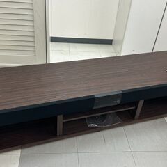 ★ジモティ割あり★  シアターラック ブラウン H31×D38×...