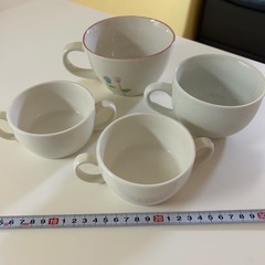 スープカップセット　4点セット　食器　皿の画像
