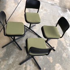 IKEA　イケア　SMÄLLEN スメレン 回転チェア 4脚