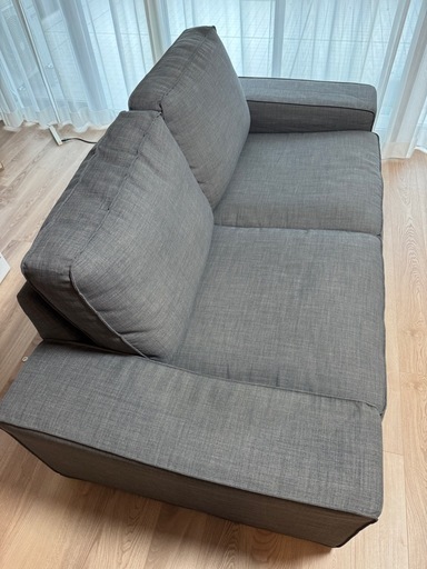 IKEA ソファ KIVIK 2人掛け グレー
