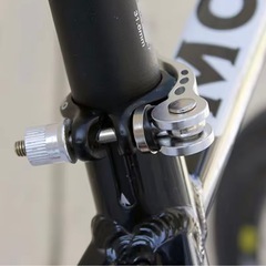 新品　自転車シートポスト　アルミ　クイックリリースの画像