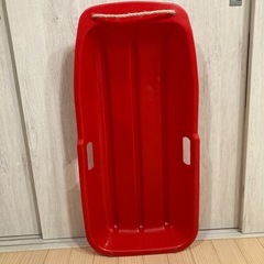 短期出品　草ソリ　赤　90cmくらい