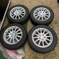 バリ山205/60R16スタッドレスタイヤアルミホイールセット　...