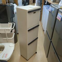 3段分別 多機能収納 ベージュ キャスター付き 【浜村鹿野温泉ICから3分 買取本舗 宮本リサイクル 営業時間9～19時 定休日水曜のみ←連絡できませんm(_ _)m】の画像