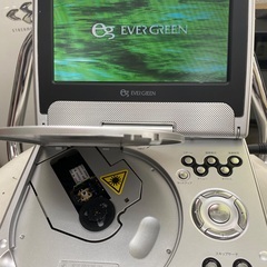 EVERGREEN スピニングディスプレイ搭載　ポータブルDVD...