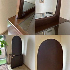 OTSUKA ドレッサー　鏡台　椅子セット　の画像