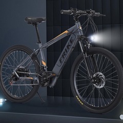 電動アシスト自転車・バッテリー内蔵・21段変速・26インチ