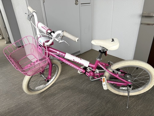 自転車 HARO BMX 18インチ シュレッダー パールピンク カゴ
