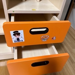 子供用棚　キャスター付きの画像