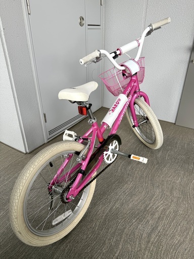 自転車 HARO BMX 18インチ シュレッダー パールピンク カゴ