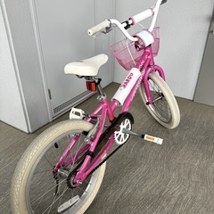 自転車 HARO BMX 18インチ シュレッダー パールピンク カゴ
