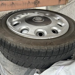 ミラココア純正ホイール+スタッドレス