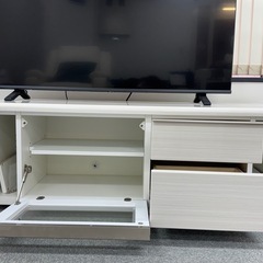 ニトリ テレビ台(ローボードポスティア 125 WH)の画像