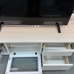 ニトリ テレビ台(ローボードポスティア 125 WH)の画像