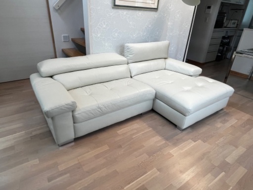 ACTUS カウチソファ(本革)