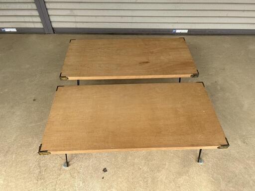 半額sale - タイムセールをお見逃しなく 和洋兼用裁縫台折りたたみテーブル2台セット 偕 (やまちゅう) テーブル・机