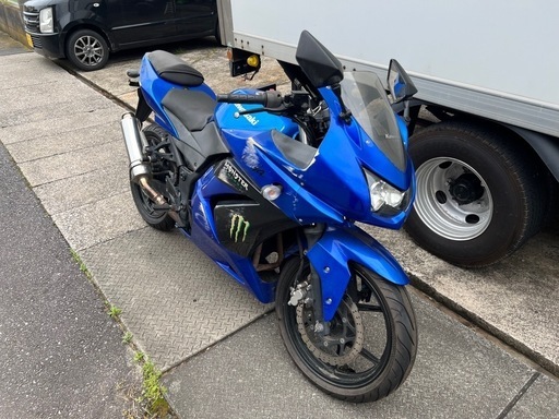 Kawasaki Ninja250r 青 実動車 Kawasaki Ninja250r 青 実動車