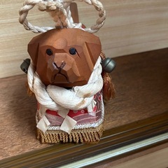 木彫り　土佐犬
の画像