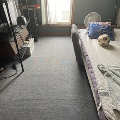 新品タイルカーペット50×50グレー20枚の画像