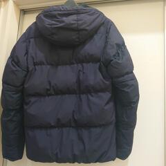 ジーユー ブルゾン フード付きジャケット ジャンパー メンズ　S ネイビーの画像
