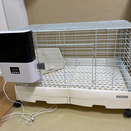 うさぎ　ケージ&トイレ&オートフィーダー　セット