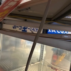 冷蔵ショーケース　アンティーク　サントリー昭和レトロ　ジャンクの画像