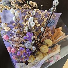ドライフラワー ブーケ スワッグ(ネコヤナギ)の画像