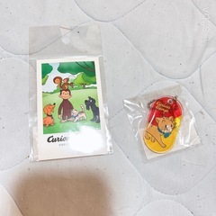 おさるのジョージ ステッカー ストラップ