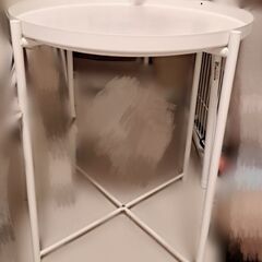 【ご相談中】IKEA サイドテーブル トレイテーブル 白