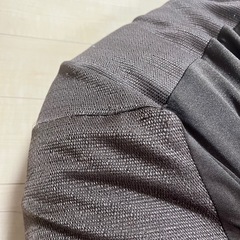 茶色ビーズクッション　の画像