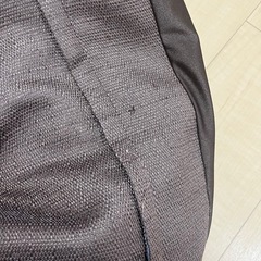 茶色ビーズクッション　の画像