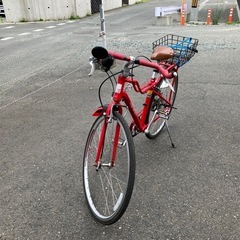 ⭐︎クロスバイク⭐︎ブルホーン⭐︎7段変則の画像
