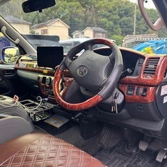 ハイエースバンS-GL車検付き　カスタム多数の画像