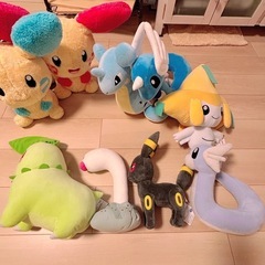 ポケモン ぬいぐるみ まとめて9体の画像