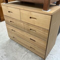 大川家具 ４段ローチェスト No.2139● ※現金、クレジット...