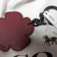 5000円　未使用　COACH　花のバッグチャーム、キーチャーム　ウィロー　フローラルの画像