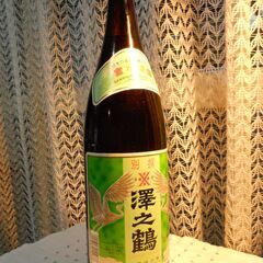 日本酒　清酒　澤の鶴　1.8L　1800mL 15度　一升瓶の画像