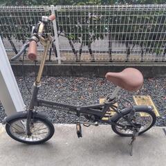 【中古】16インチ折りたたみ自転車+おまけ