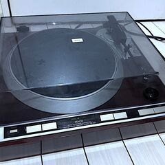 DENON レコードプレーヤー DP-37F アンティーク 回転...