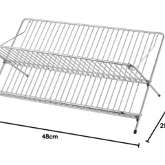 キッチン水切り　IKEA(イケア) KVOT 10193418 水切り, 亜鉛メッキの画像