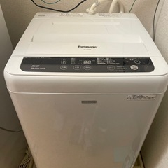 急募！5/19夜取りに来れる方！ 【中古品】Panasonic洗濯機5.0kg