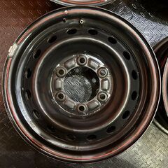 中古 トヨタ ハイエース純正 スチールホイール 15インチ
