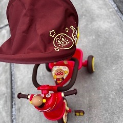 【美品】アンパンマン 三輪車の画像