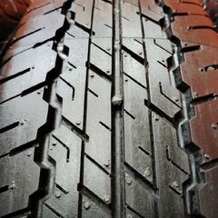【新車外し】23年製 DUNLOP GRANDTREK AT20 195/80R15 15インチ 夏タイヤ ジムニーシエラ パジェロミニ等　(VTI175) の画像