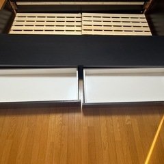 シングルベッドフレーム　室内灯内蔵　短期間使用
の画像