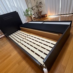 シングルベッドフレーム　室内灯内蔵　短期間使用
